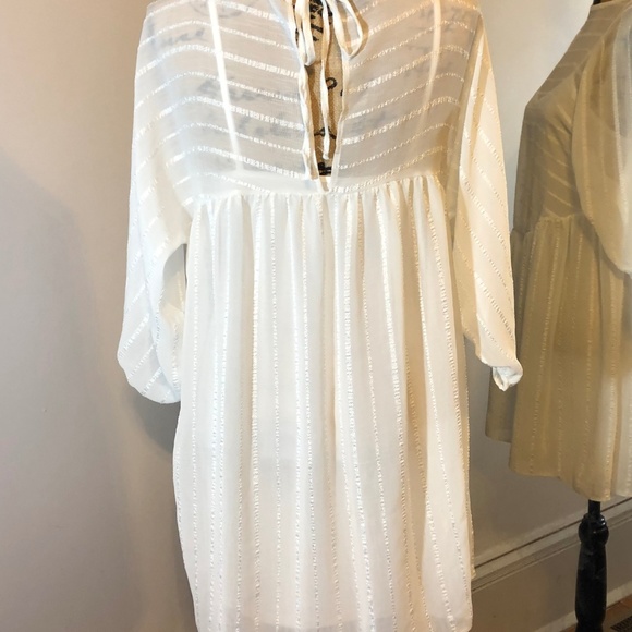 NWT OML Oh My Love Sheer Mini Dress - Picture 5 of 7